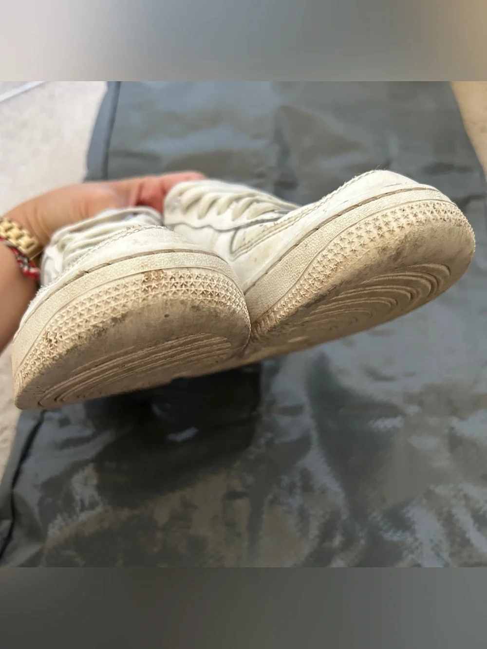 Nike Air Force Ones Low-top Size 4.5y Fit Women’s 6.5 white